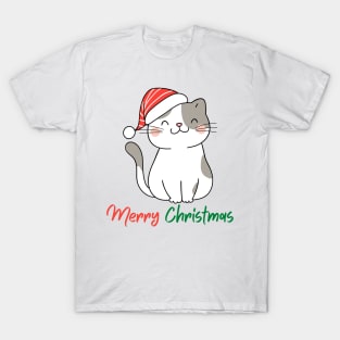 MERRY CHRISTMAS! Cat with a Hat T-Shirt